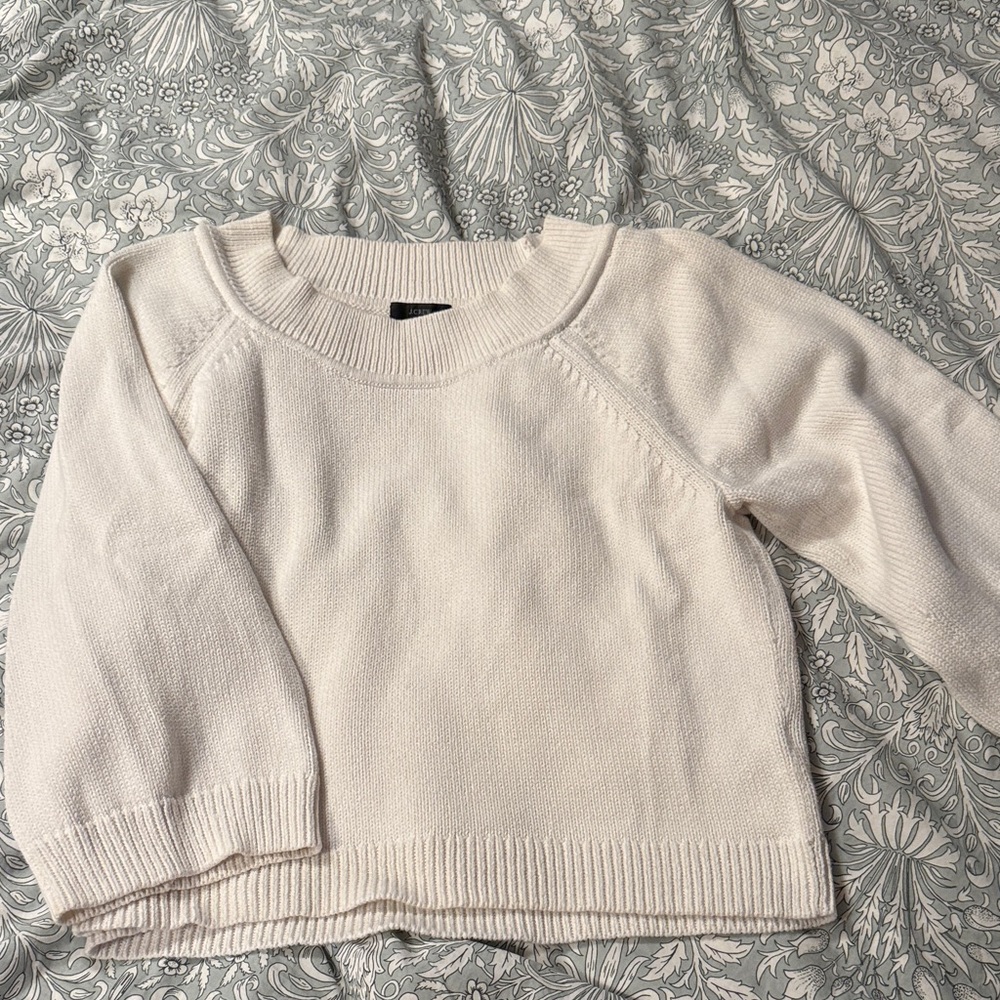 J. Crew White Women's Sweater